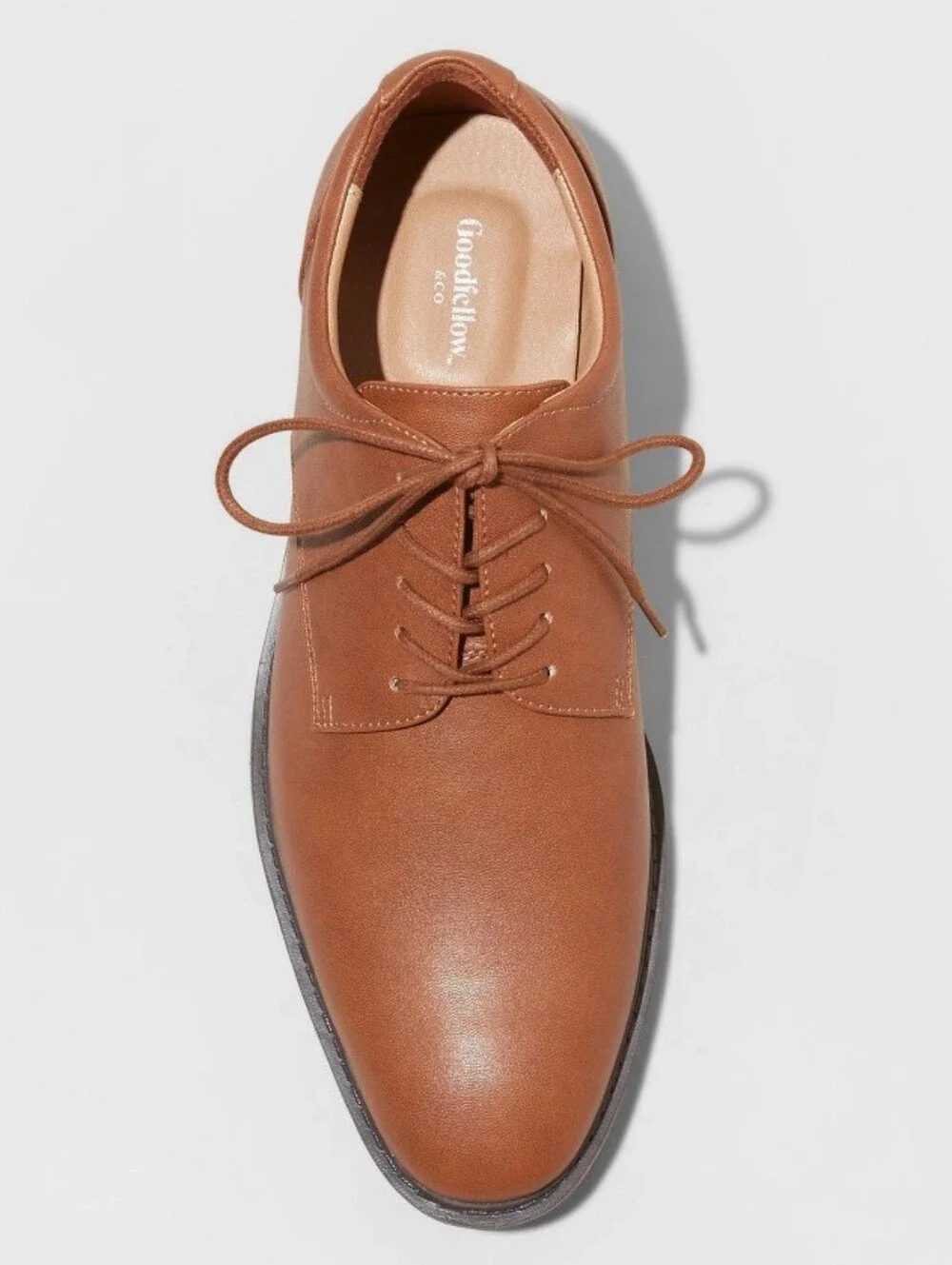 Men's Leo Brown Dress Shoes with Memory Foam Insole - Goodfellow & Co - Target
